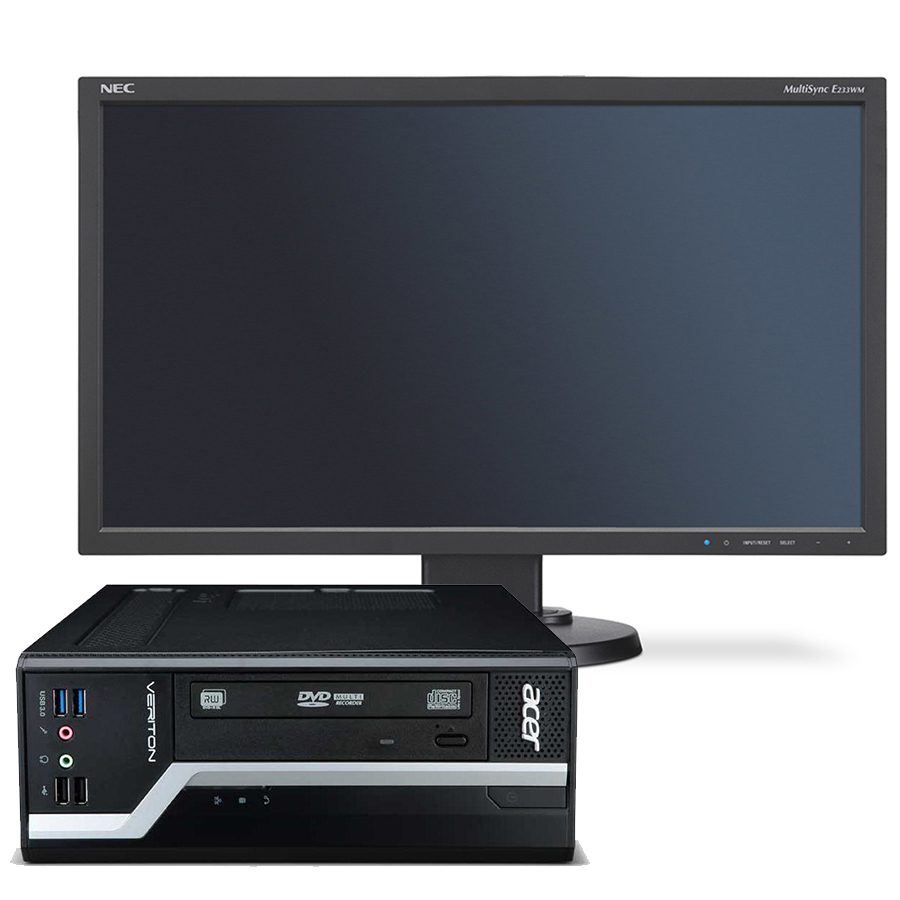 Acer Veriton X4620G + Monitor Nec E233WM Acer Veriton X4620G + Monitor Nec E233WM